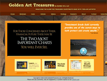 Tablet Screenshot of goldenarttreasures.com